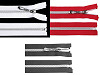 Nylon Zipper with Silver Teeth No 7, length 50 cm