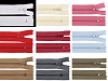 Chiusura lampo, in nylon, numero 3, lunghezza: 12 cm, autobloccante