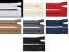 Chiusura lampo, in nylon, numero 3, lunghezza: 12 cm, autobloccante