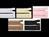 Chiusura lampo, in nylon, numero 3, lunghezza: 16 cm, autobloccante