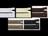 Chiusura lampo, in nylon, numero 3, lunghezza: 16 cm, autobloccante