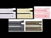 Chiusura lampo, in nylon, numero 3, lunghezza: 16 cm, autobloccante