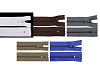 Chiusura lampo, in nylon, numero 3, lunghezza: 16 cm, autobloccante