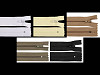 Fermeture Éclair en nylon No 3, longueur 16 cm, verrouillage automatique