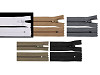 Nylon Zipper No 3, length 16 cm autolock