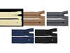 Špirálový zips No 3 dĺžka 16 cm autolock