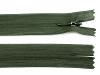 Špirálový zips skrytý No 3 dĺžka 50 cm dederon