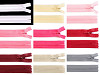 Cremallera invisible de nailon del n.º 3, largo 60 cm, dederon
