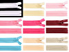Invisible Nylon Zipper No 3, length 60 cm, dederon