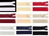 Chiusura lampo, in nylon, invisibile, numero 3, lunghezza: 60 cm, dederon