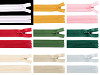 Invisible Nylon Zipper, No 3, length 40 cm, dederon