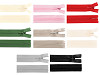 Špirálový zips skrytý No 3 dĺžka 30 cm dederon