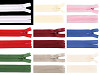 Chiusura lampo, invisibile, in nylon, numero 3, lunghezza: 30 cm, dederon