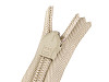 Fermeture Éclair YKK invisible en nylon, n<sup>o</sup> 4, longueur 60 cm