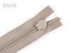 Špirálový zips skrytý No 5 dĺžka 60 cm pevný