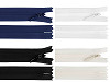 Spirálový zip skrytý YKK No 3 délka 50 cm dederon