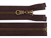 Metal Brass Zipper width 6 mm length 65 cm jacket