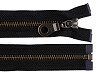 Staromosazný zip YKK No 5 délka 80 cm bundový