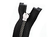 Zip kovový YKK No 5 dělitelný 2 jezdce / dvoucestný 60 cm na kožené bundy