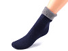 Pánske / chlapčenské bavlnené ponožky thermo so zdravotným lemom
