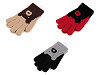 Kids Knit Gloves, Bear