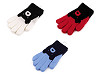 Guantes de punto infantiles, oso