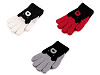 Guantes de punto infantiles, oso