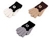 Guantes de punto infantiles, oso