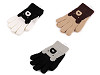 Guantes de punto infantiles, oso