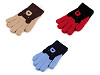 Kids Knit Gloves, Bear