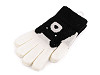 Guantes de punto infantiles, oso