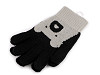 Guantes de punto infantiles, oso