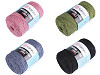 Fir de tricotat / croșetat Macrame Cotton lurex, 250 g