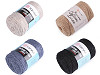 Fir de tricotat / croșetat Macrame Cotton lurex, 250 g