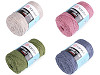 Pletací příze Macrame Cotton lurex 250 g