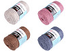Filato per maglieria Macrame, in cotone, lurex, 250 g