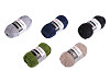 Cotton knitting yarn Elegance with metallic thread 50 g