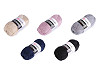 Cotton knitting yarn Elegance with metallic thread 50 g