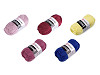 Filato di cotone, per maglieria, Elegance, con filo metallico, 50 g