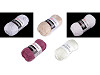 Cotton knitting yarn Elegance with metallic thread 50 g