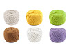 Filato di cotone macramè, dimensioni: Ø 2 - 2,5 mm, pettinabile