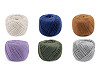 Fil de coton pour macramé, Ø 2-2,5 mm, peigné