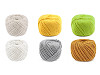 Fil de coton pour macramé, Ø 2-2,5 mm, peigné