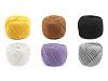 Fil de coton pour macramé, Ø 2-2,5 mm, peigné