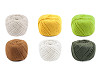 Fil de coton pour macramé, Ø 2-2,5 mm, peigné