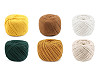 Cotton yarn macrame Ø2-2.5 mm, combing