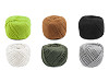 Fil de coton pour macramé, Ø 2-2,5 mm, peigné