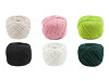 Filato di cotone macramè, dimensioni: Ø 2 - 2,5 mm, pettinabile