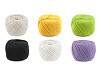 Filato di cotone macramè, dimensioni: Ø 2 - 2,5 mm, pettinabile