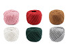 Fil de coton pour macramé, Ø 2-2,5 mm, peigné